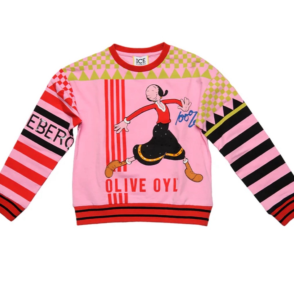 Ice Iceberg Olive Oyl Crewneck